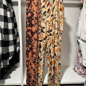 Anthropologie Multicolor Floral Women's Trousers